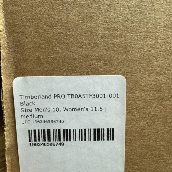 Timberland Pro Mens Sawhorse Composite Toe Work Boots Black Size 10 M